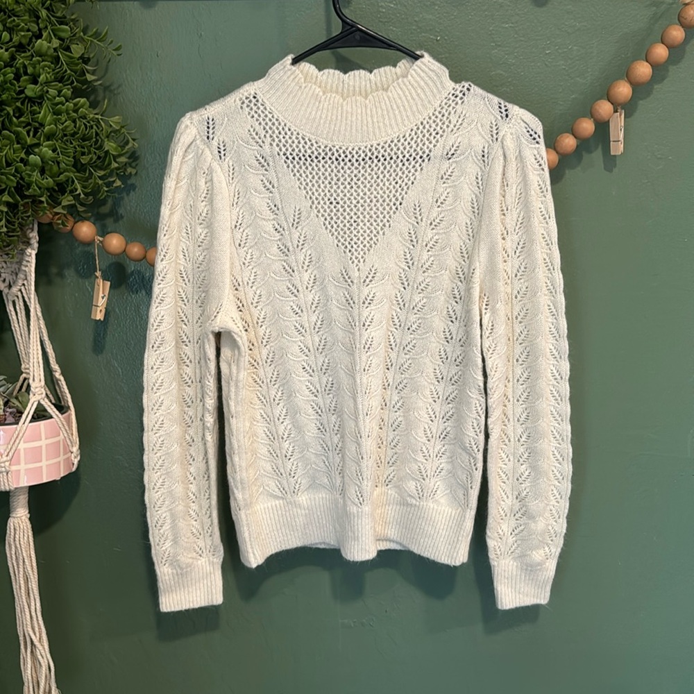 Loft lace looking sweater size small